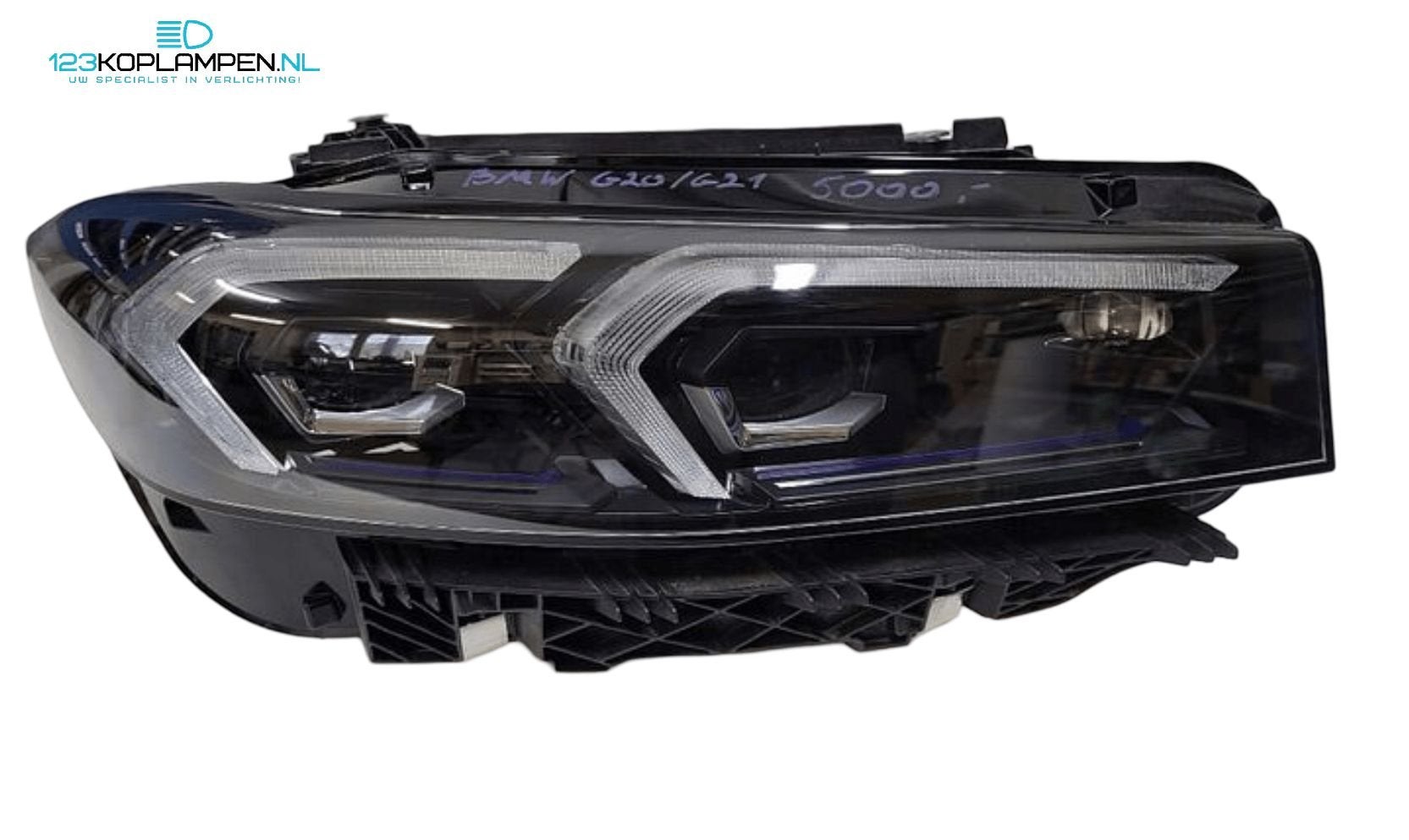 BMW 3 G20 G21 LCI Facelift Full Led Black Koplamp rechts, Gebruikt, -, -, Ophalen of Verzenden