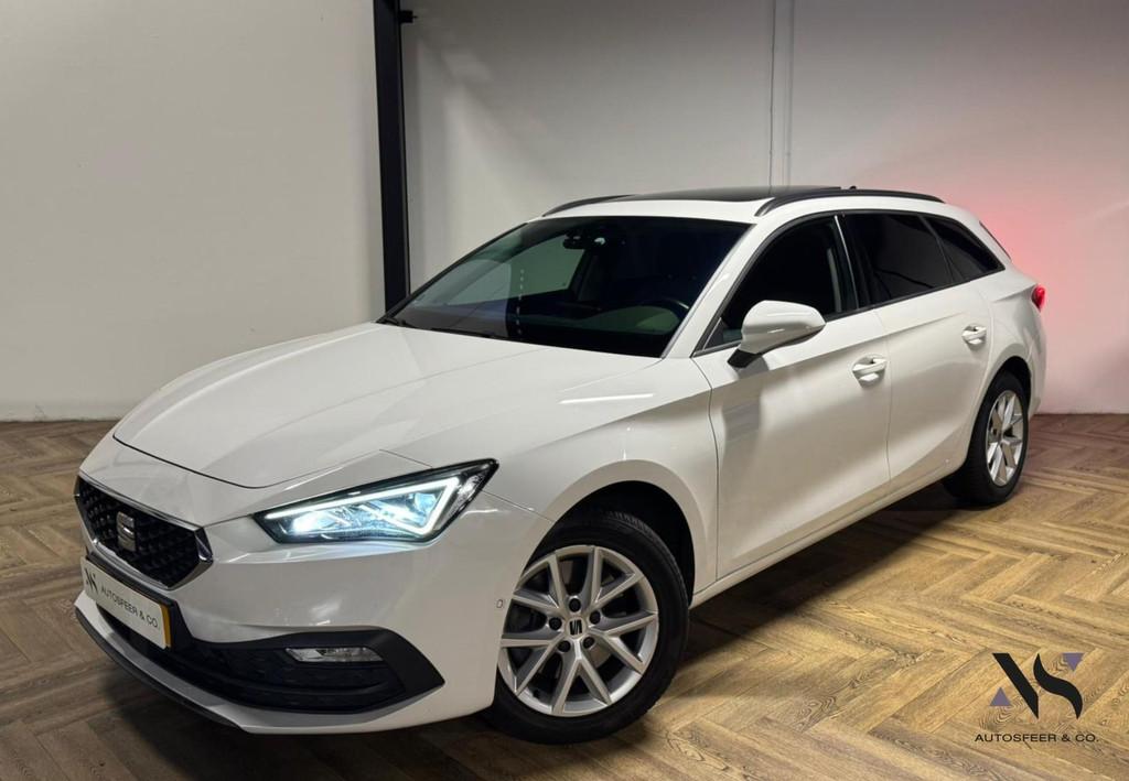 SEAT Leon Sportstourer 2.0 TDI Style Business Intense PANO K, Auto's, Seat, Stof, Gebruikt, 4 cilinders, 150 pk