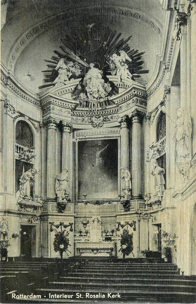 388-209-013 Rotterdam St Rosalia Kerk, Verzenden, Voor 1920, Zuid-Holland