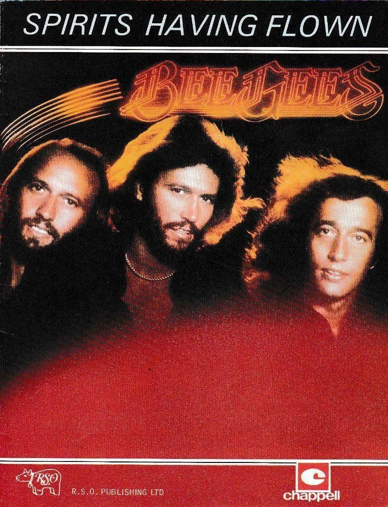 piano,vocal,guitar--Bee Gees-- Spirits Having Flown Songbook, Gebruikt, Gitaar, Ophalen of Verzenden, Artiest of Componist