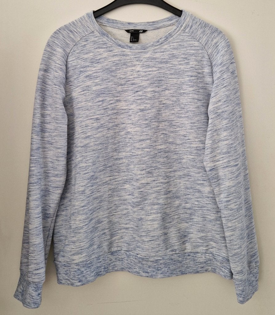 Dames sweater H&M maat L zgan . a, H&M, Blauw, Maat 42/44 (L), Ophalen of Verzenden