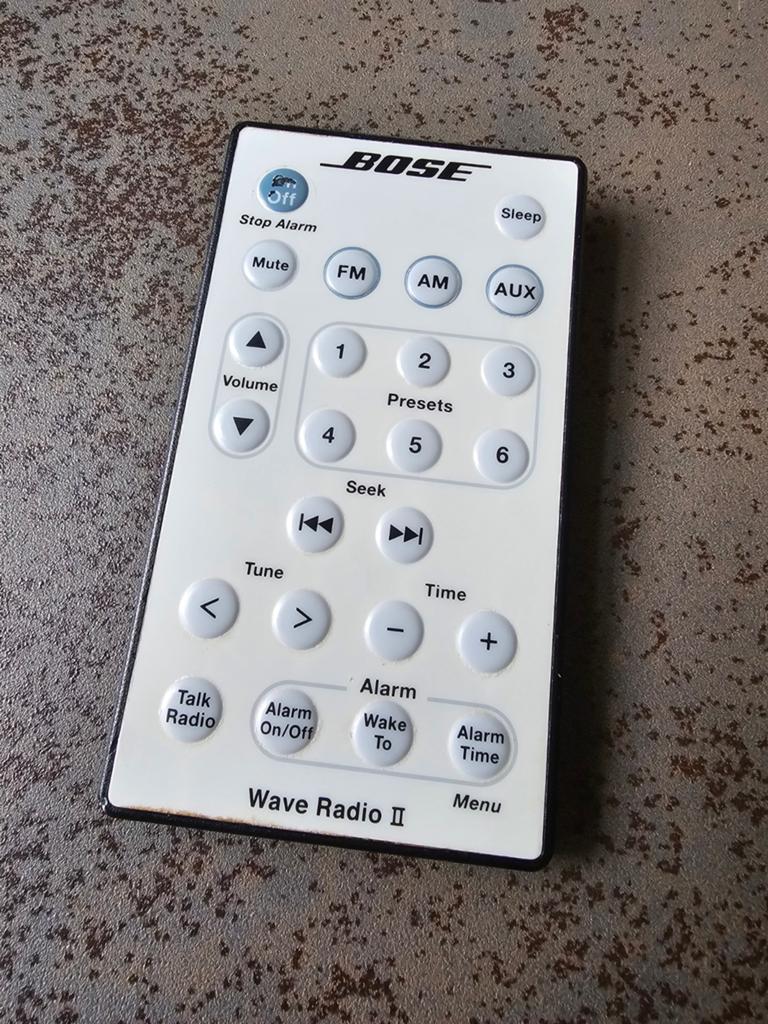 Bose Wave Radio II - afstandsbediening, Ophalen of Verzenden, Zo goed als nieuw, Origineel, Receiver of Versterker