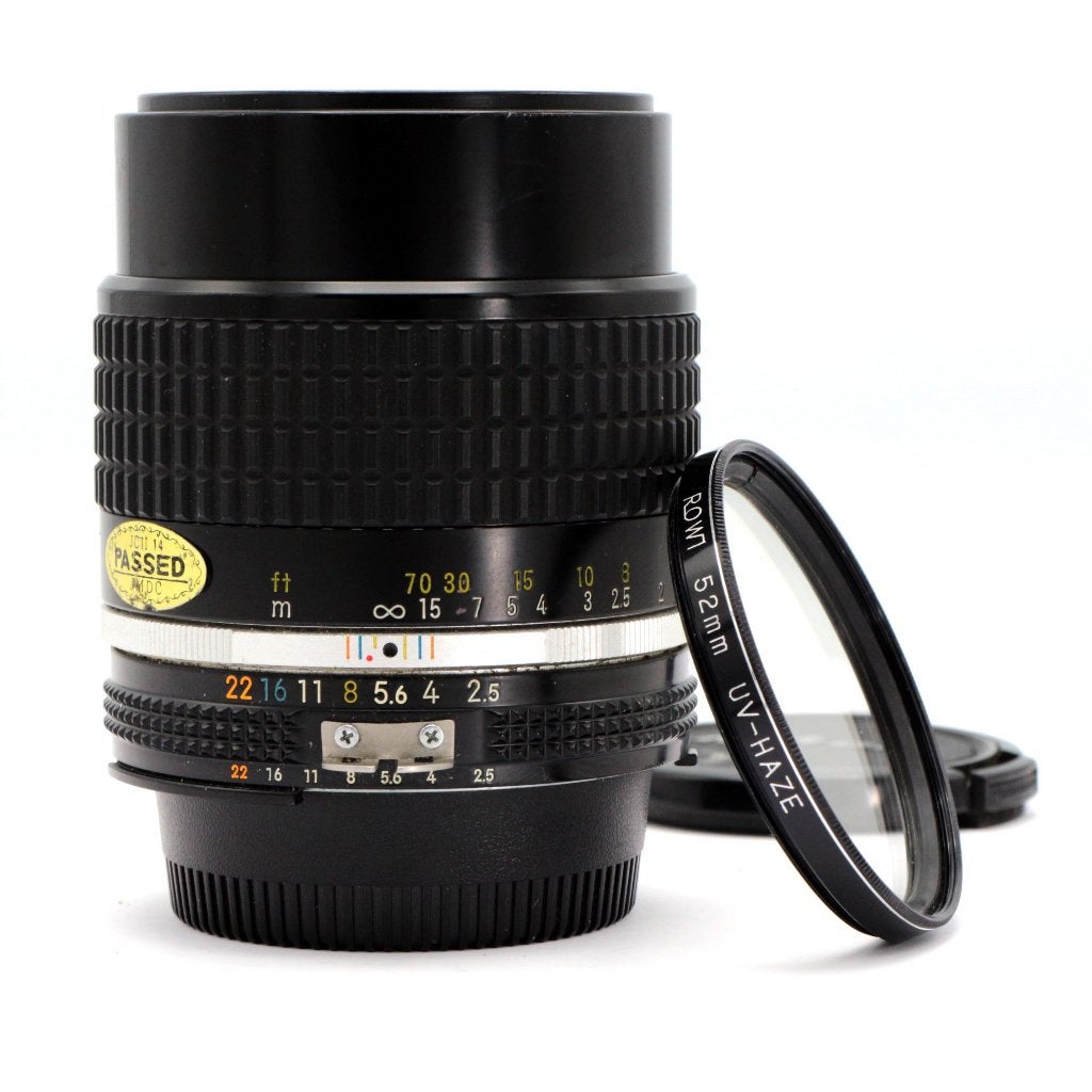 Nikon AI-S Nikkor 105mm F/2.5 MF Tele Prime Lens F Mount, Gebruikt, Nikon, 105 mm, Nikon F-mount