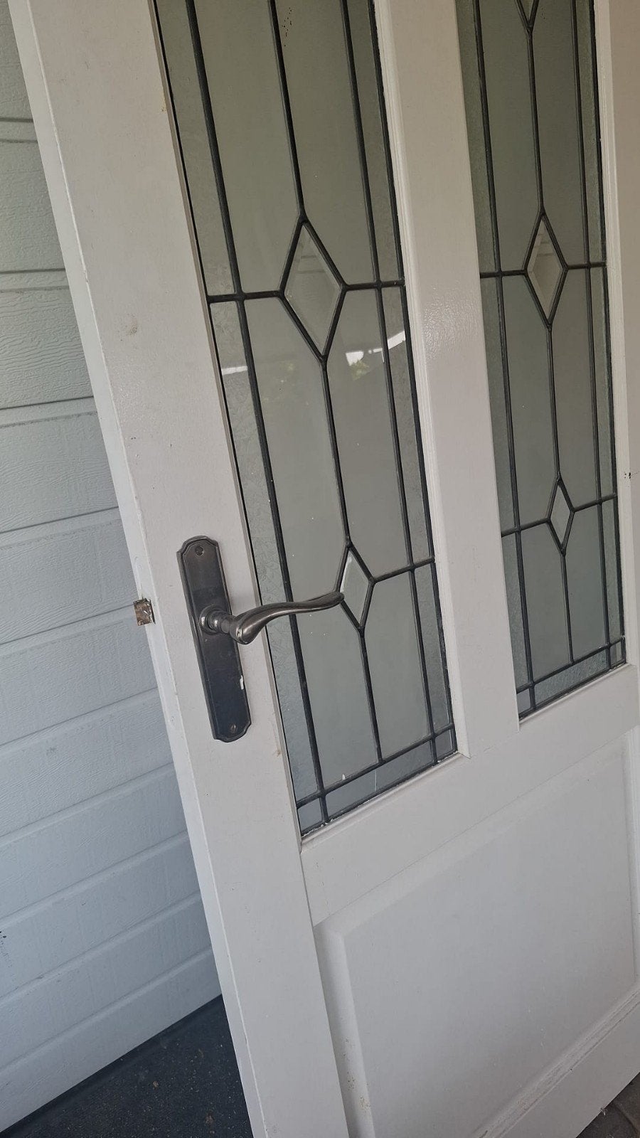 glas in lood deur, Ophalen, Glas, 80 tot 100 cm, Binnendeur