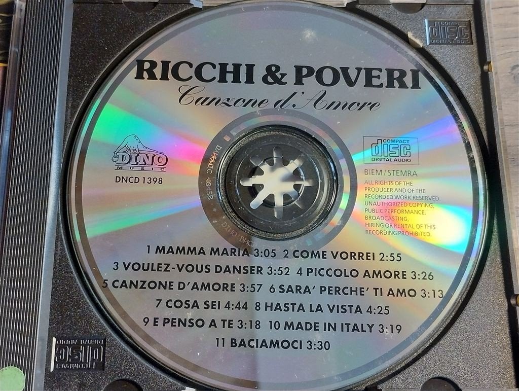 Ricchi & Poveri - Canzone D\'amore [Italo Disco], Ophalen of Verzenden, Gebruikt, Disco