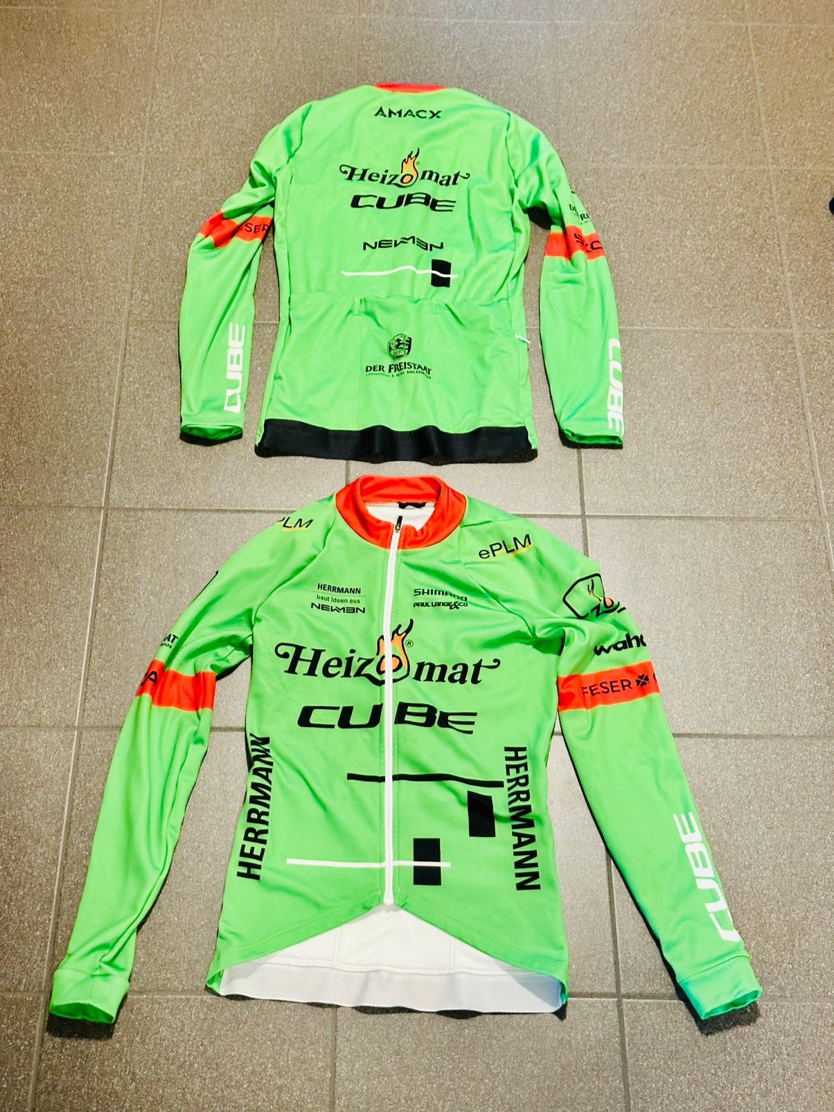 Wielrenkleding wielrenjasje inrijjasje Cube maat S, Fietsen en Brommers, S, Heren, Ophalen of Verzenden, Zo goed als nieuw