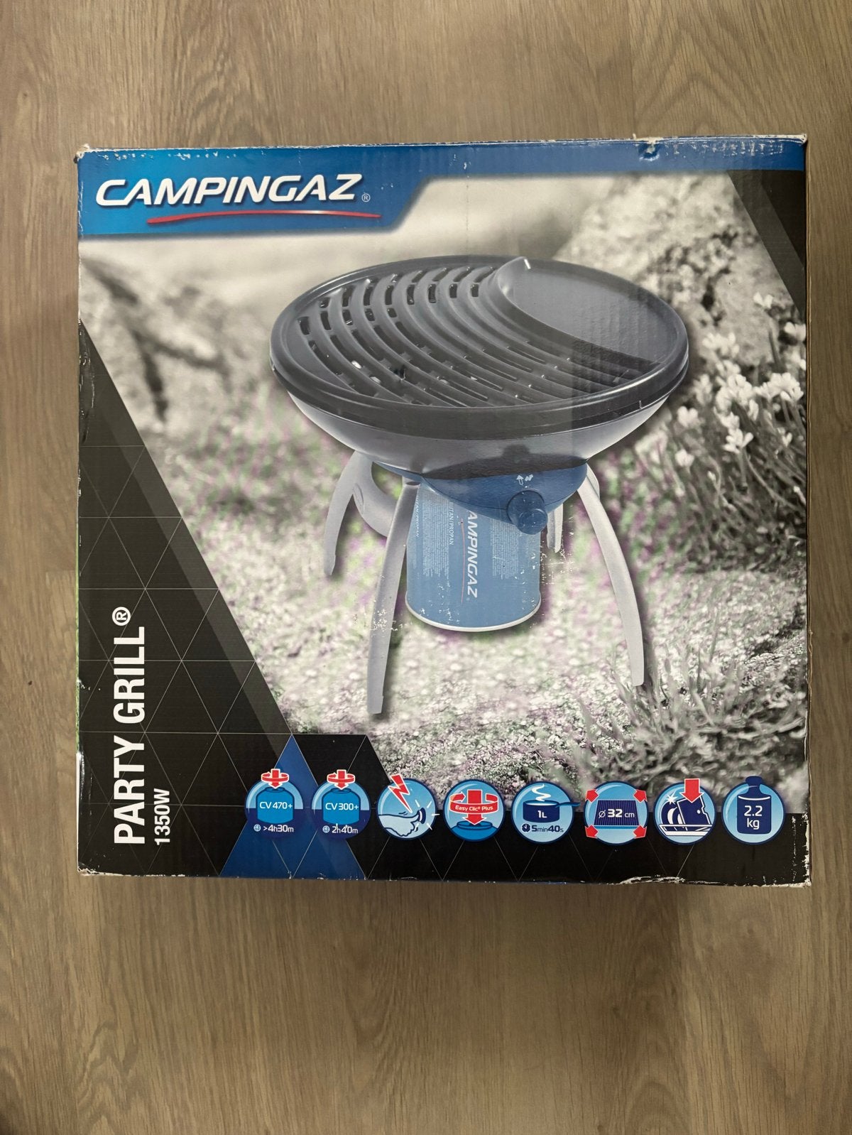 Campingaz Party Grill 1350W - Draagbare Gasbarbecue, Ophalen, Gebruikt