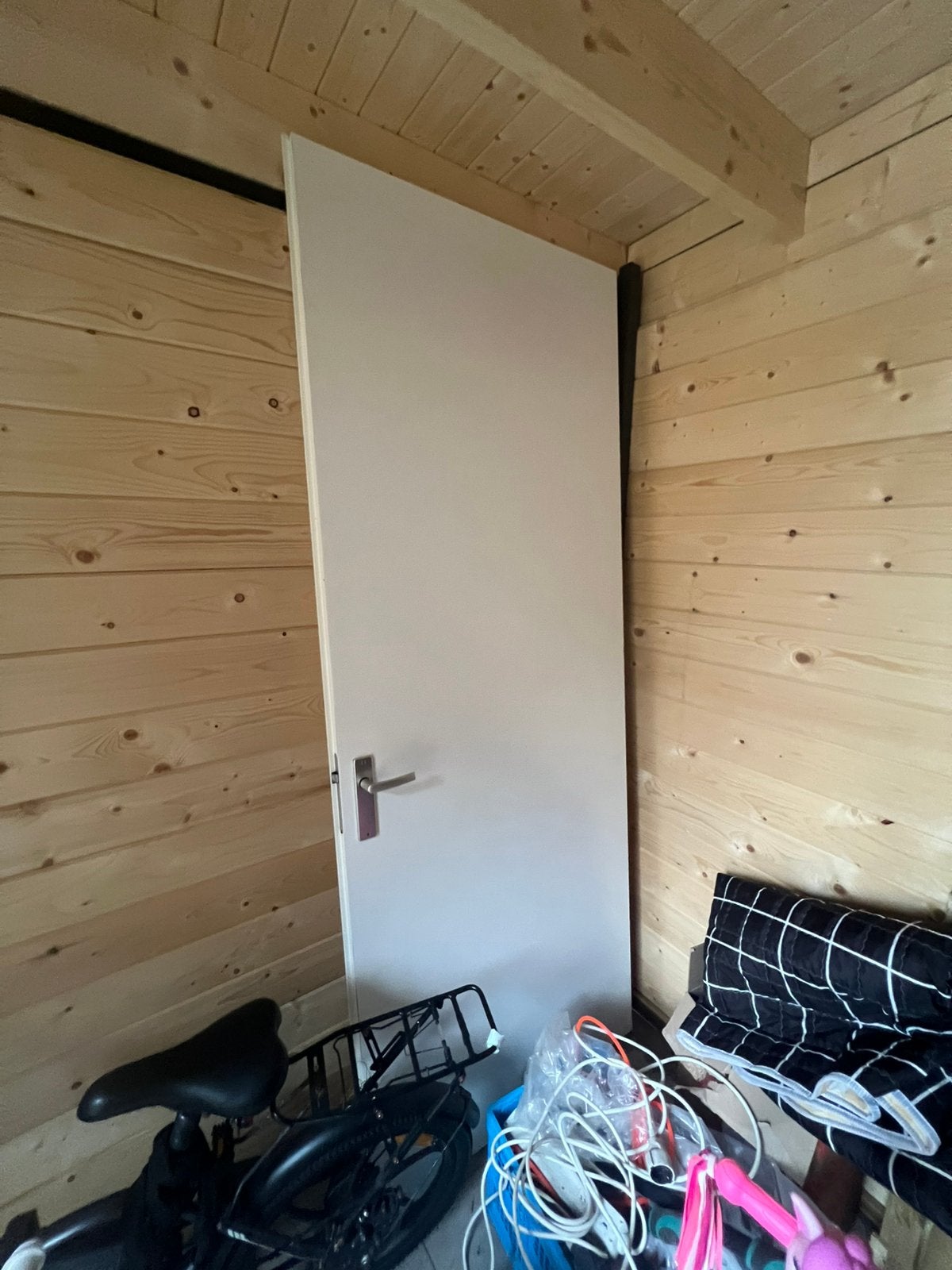 Gratis binnendeur 230 x 90 cm, Doe-het-zelf en Verbouw, Deuren en Horren, Ophalen, Gebruikt, 80 tot 100 cm, Buitendeur