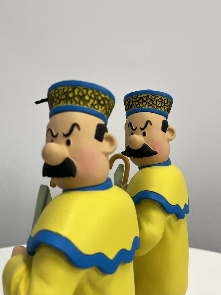 Kuifje Beeld Jansen & Jansen Geel 30 cm LMDT, Herge Moulinsart, Nieuw, Niet ingevuld, Niet ingevuld