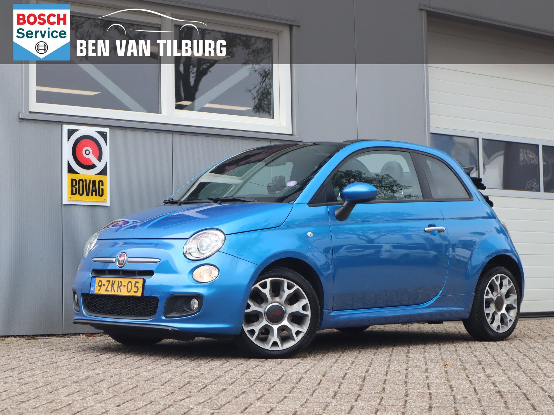 Fiat 500C 0.9 TwinAir Turbo 500S / Half leder / Cruise contr, Auto's, Gebruikt, Cabriolet, Leder en Stof, Origineel Nederlands