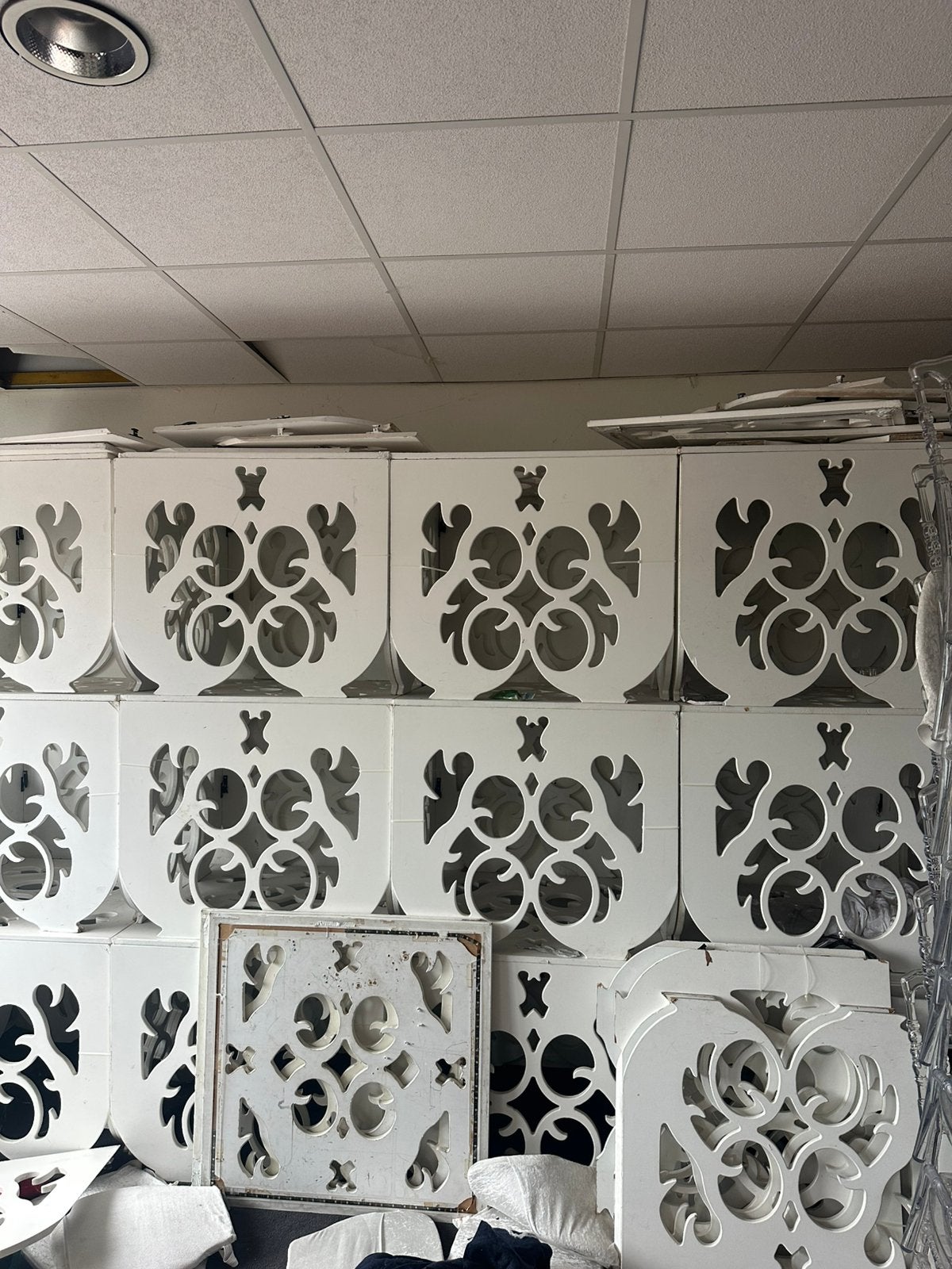 Houten tafel poten, Huis en Inrichting, Woonaccessoires | Kamerschermen, Ophalen, Zo goed als nieuw