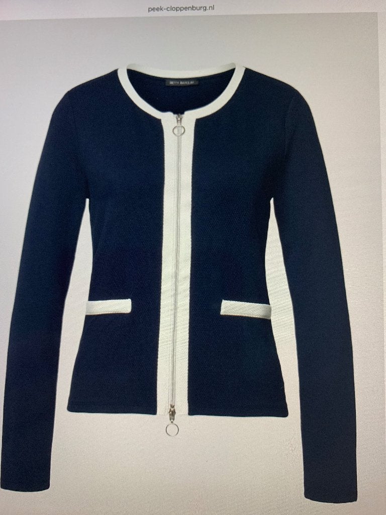 Betty Barclay donkerblauw damesvest, Verzenden, Zo goed als nieuw, Blauw
