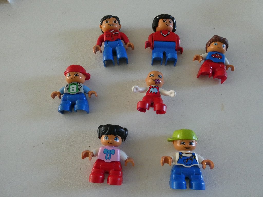 duplo poppetjes groot gezin, Ophalen, Zo goed als nieuw, Duplo