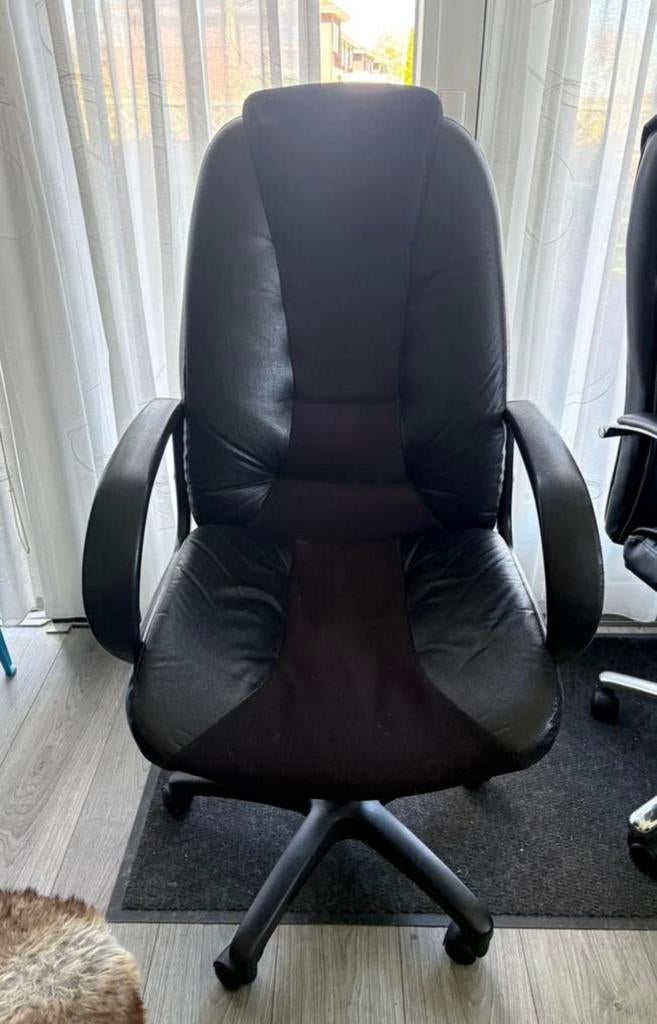Bureau stoel, Ophalen, Gebruikt, Zwart