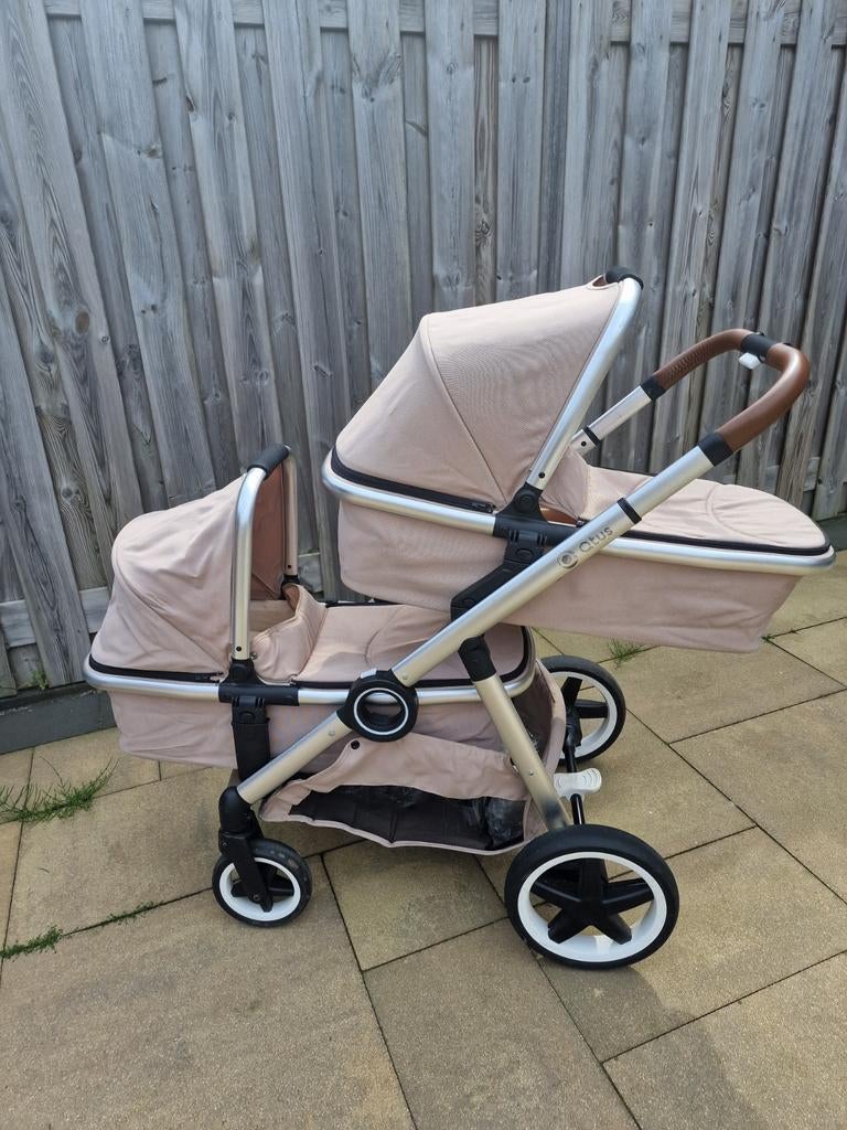 Tweeling kinderwagen - Zo goed als nieuw, Ophalen of Verzenden, Zo goed als nieuw, Overige merken