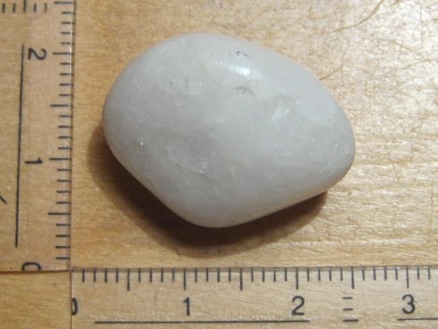 e. 5x aparte edelsteen WITTE KWARTS (3), Verzenden, Nieuw
