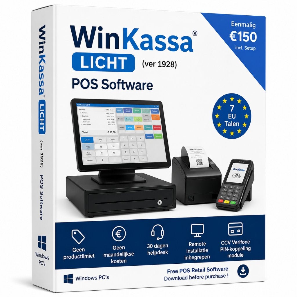 Kassasysteem software GRATIS POS Horeca retail winkel shop, Ophalen of Verzenden, Windows