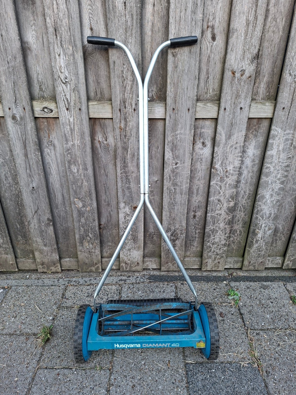 Gardena 40 cm handgrasmaaier nagekeken, Tuin en Terras, Grasmaaiers, Ophalen, Gebruikt, Handgrasmaaier, 40 t/m 49 cm