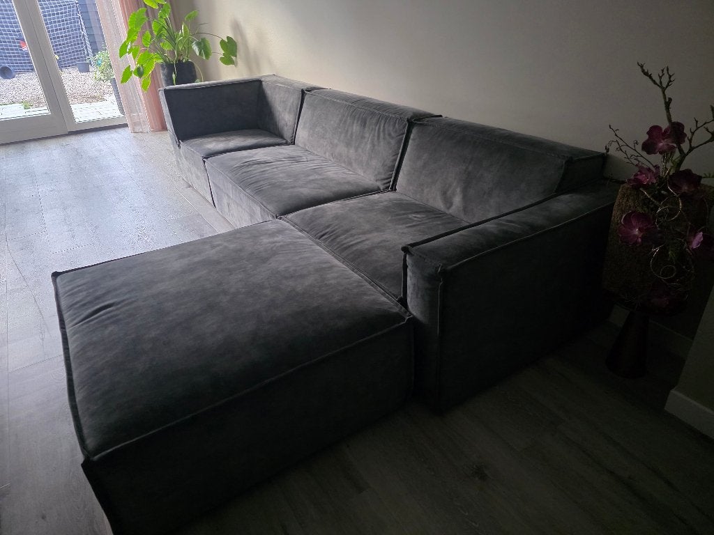 Prachtige elementen bank, Ophalen, Hoekbank, 300 cm of meer, 75 tot 100 cm