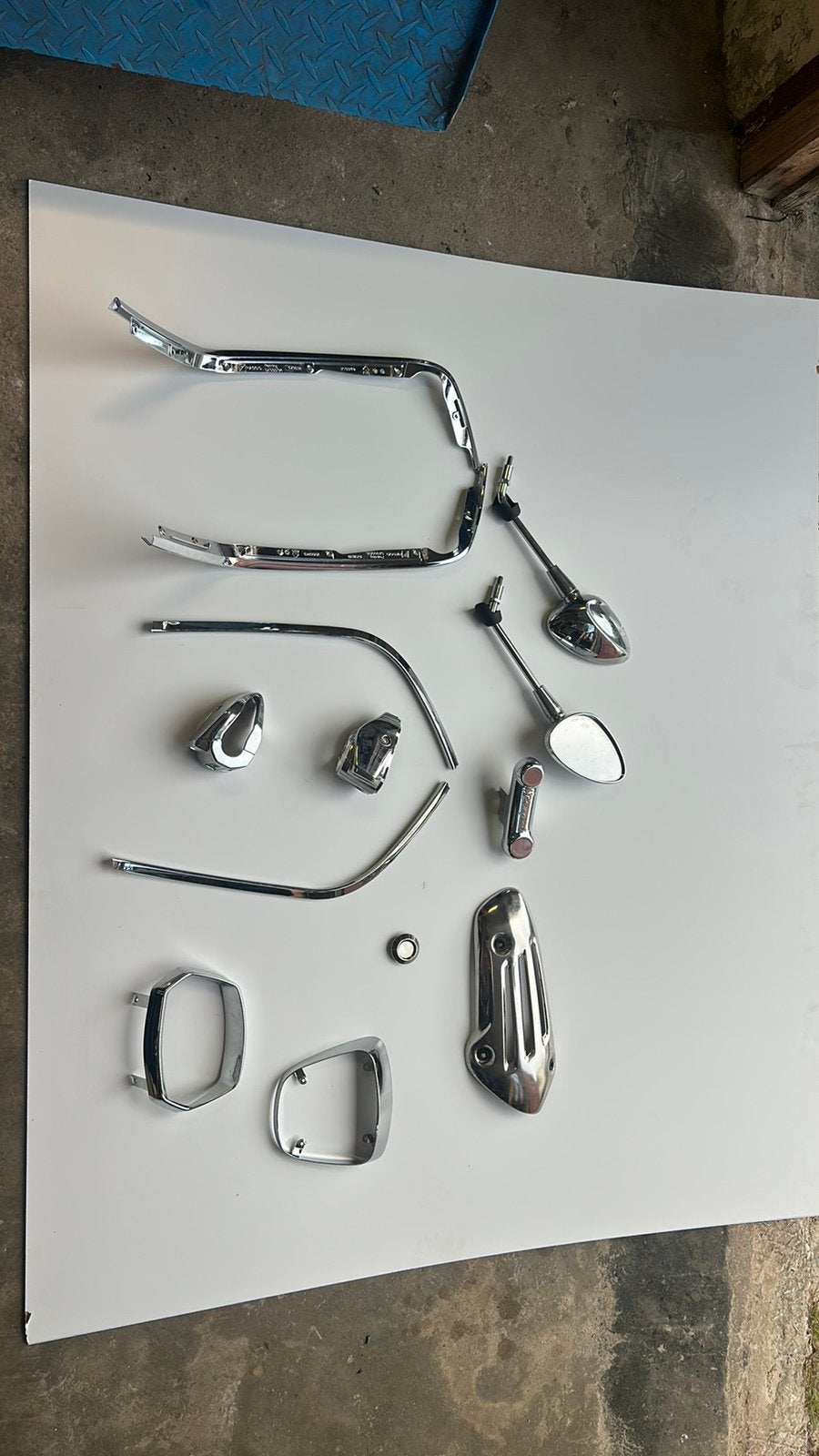 sier / stylingset vespa sprint chrome, Ophalen of Verzenden, Zo goed als nieuw, Overige typen