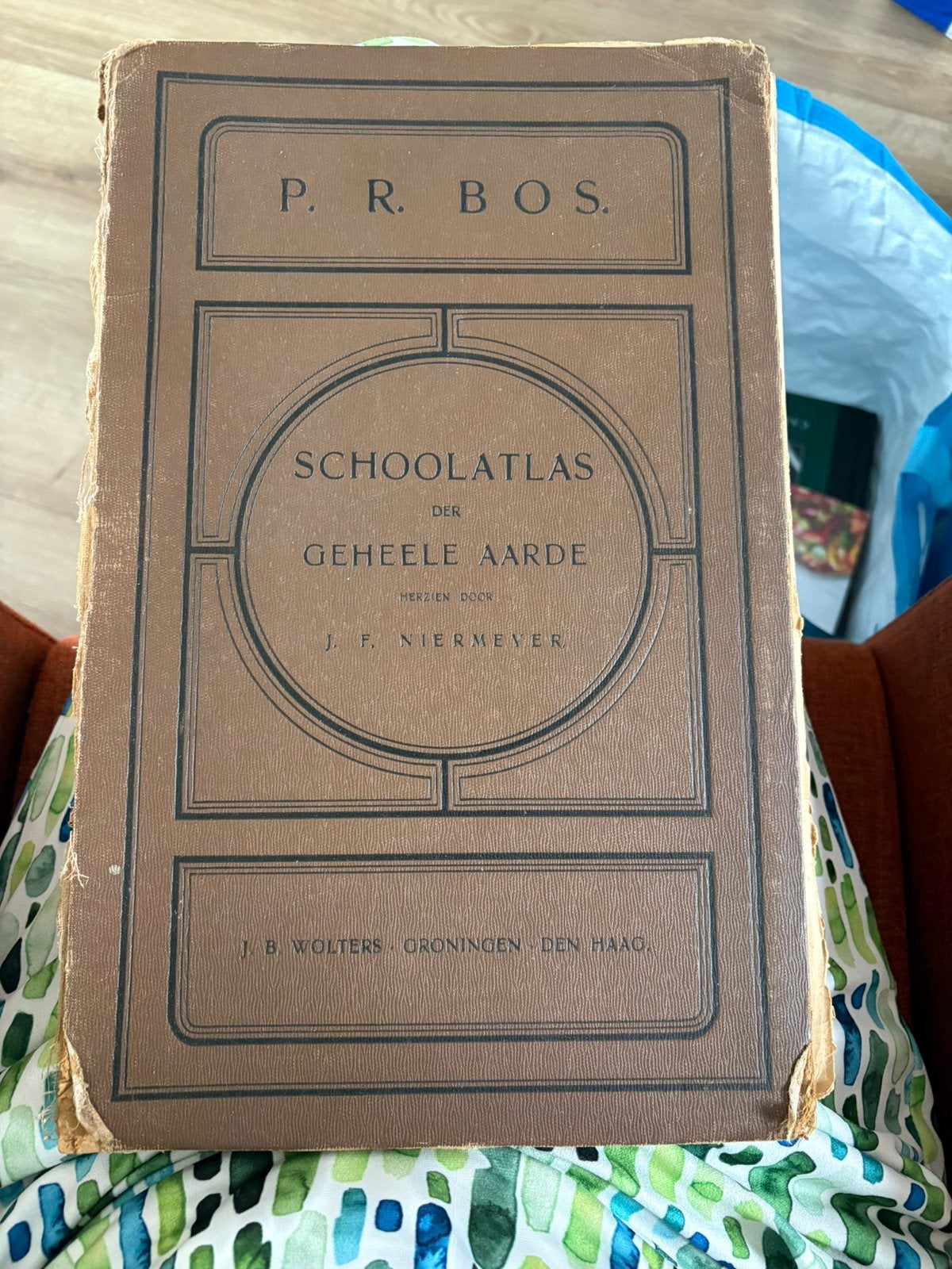 Antieke schoolatlas, Ophalen, Zo goed als nieuw, 1800 tot 2000, Landkaart