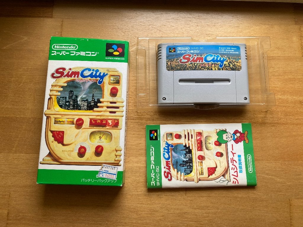 Sim city super famicom, Spelcomputers en Games, Games | Nintendo Super NES, Avontuur en Actie, 1 speler, Ophalen of Verzenden