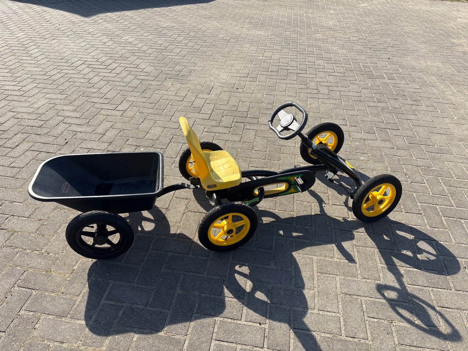 Berg Buddy skelter met aanhanger, Ophalen, Gebruikt, Trapvoertuig