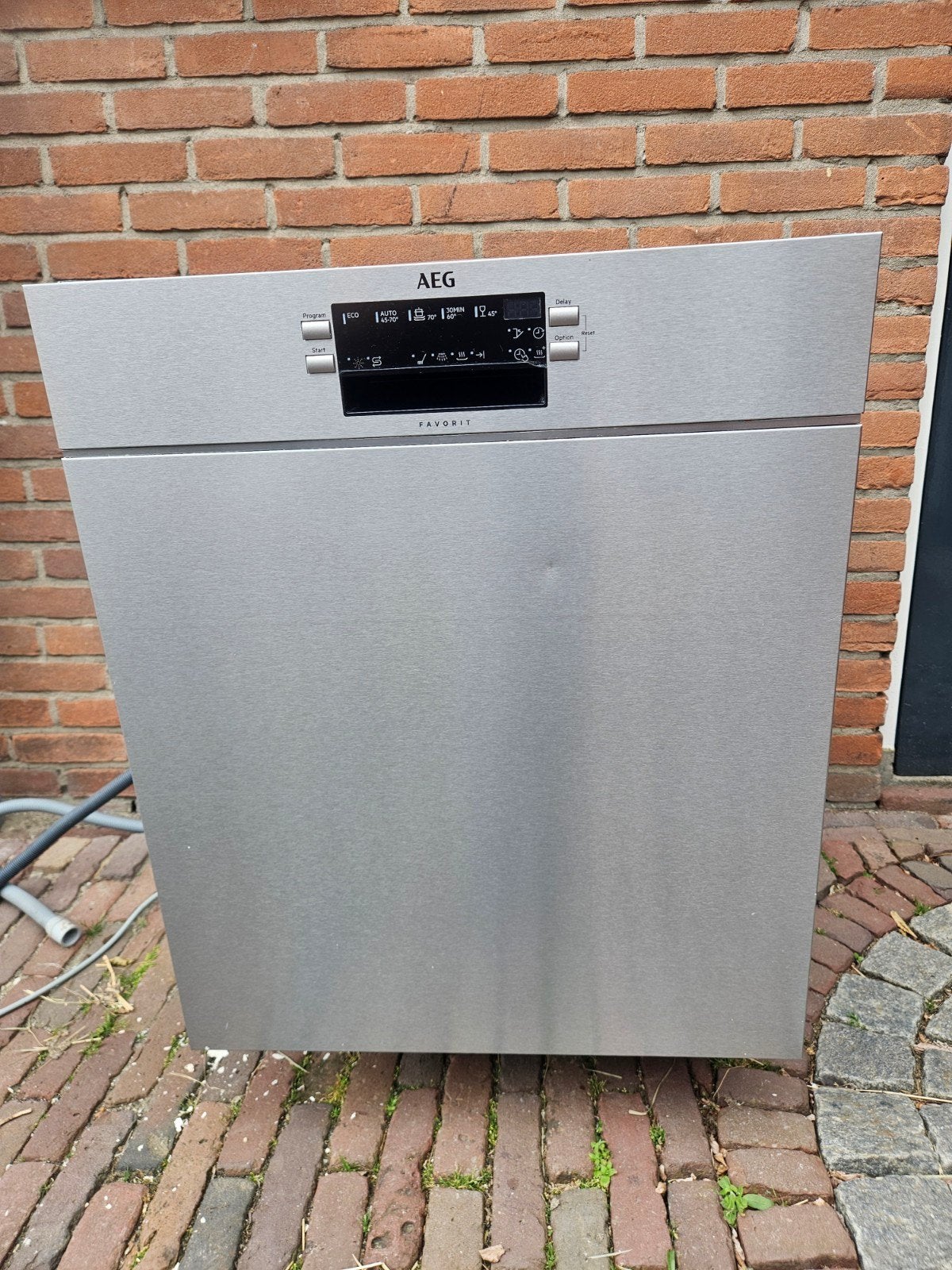 AEG inbouwvaatwasmachine, Witgoed en Apparatuur, Ophalen, Gebruikt, Inbouw, 85 tot 90 cm