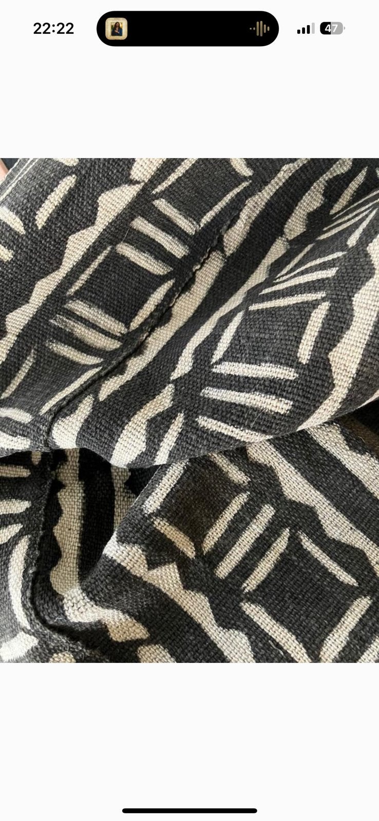 Bogolan stof uit Senegal, Hobby en Vrije tijd, Stoffen en Lappen, 120 cm of meer, Nieuw, Ophalen of Verzenden, Katoen
