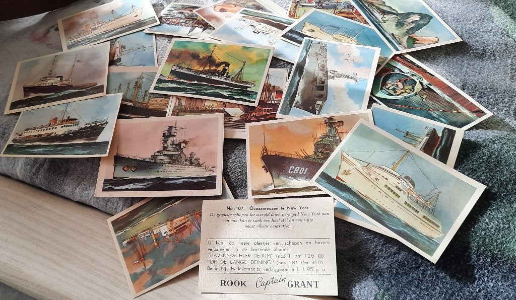 verzamelplaatjes captain grant album en div anderen, Ophalen of Verzenden, Zo goed als nieuw, Motorboot of Zeilboot, Overige typen
