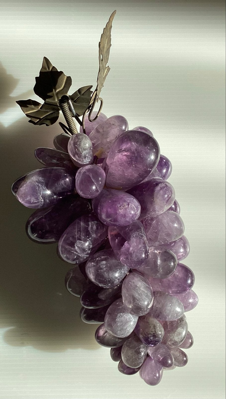 Decoratieve Amethist Druiventros - Vintage Stijl, Sieraden, Tassen en Uiterlijk, Edelstenen, Ophalen of Verzenden, Gebruikt