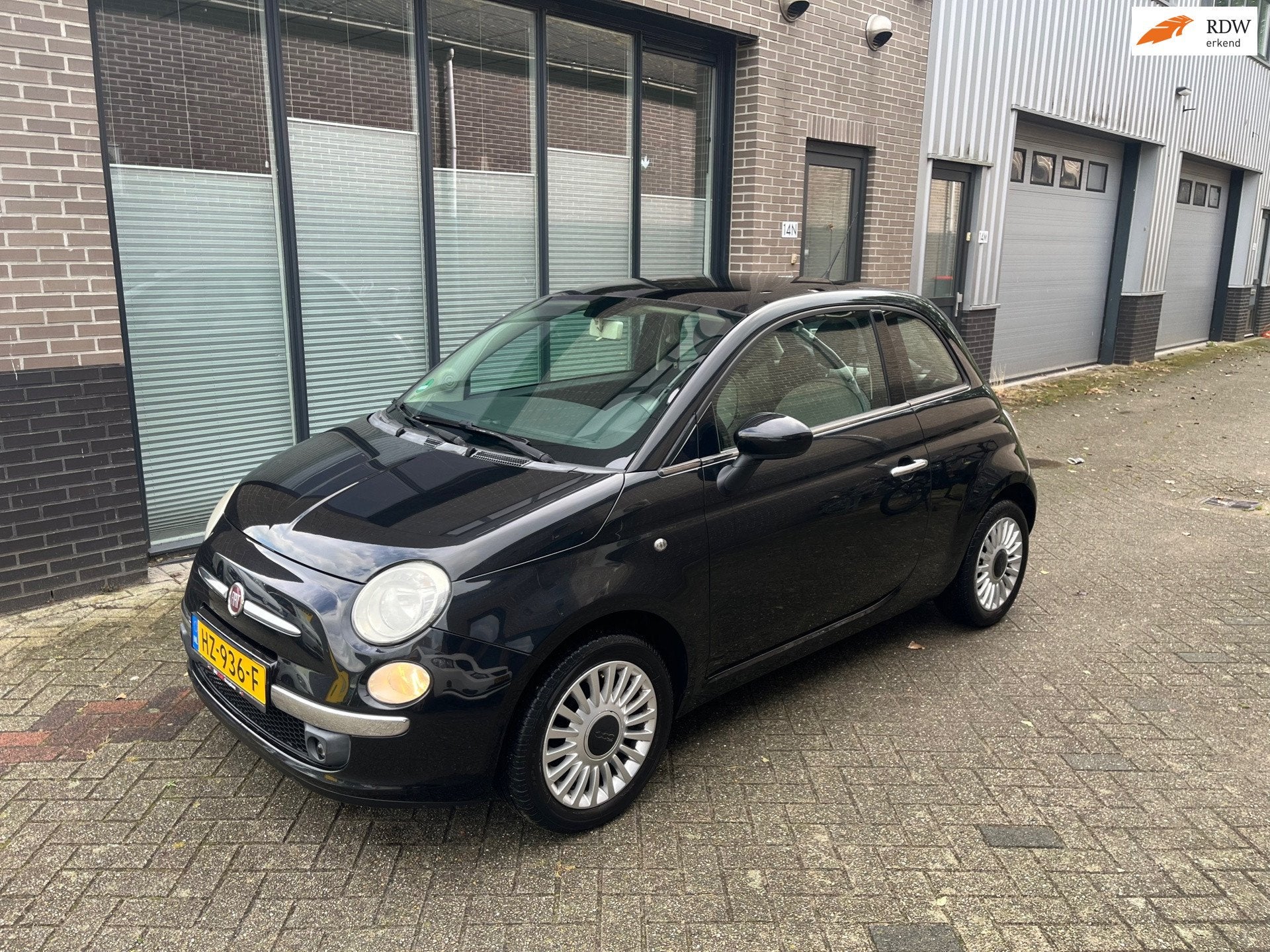 Fiat 500 1.2 Naked! AIRCO! PANO! BOEKJES!, Voorwielaandrijving, Euro 5, Stof, Gebruikt