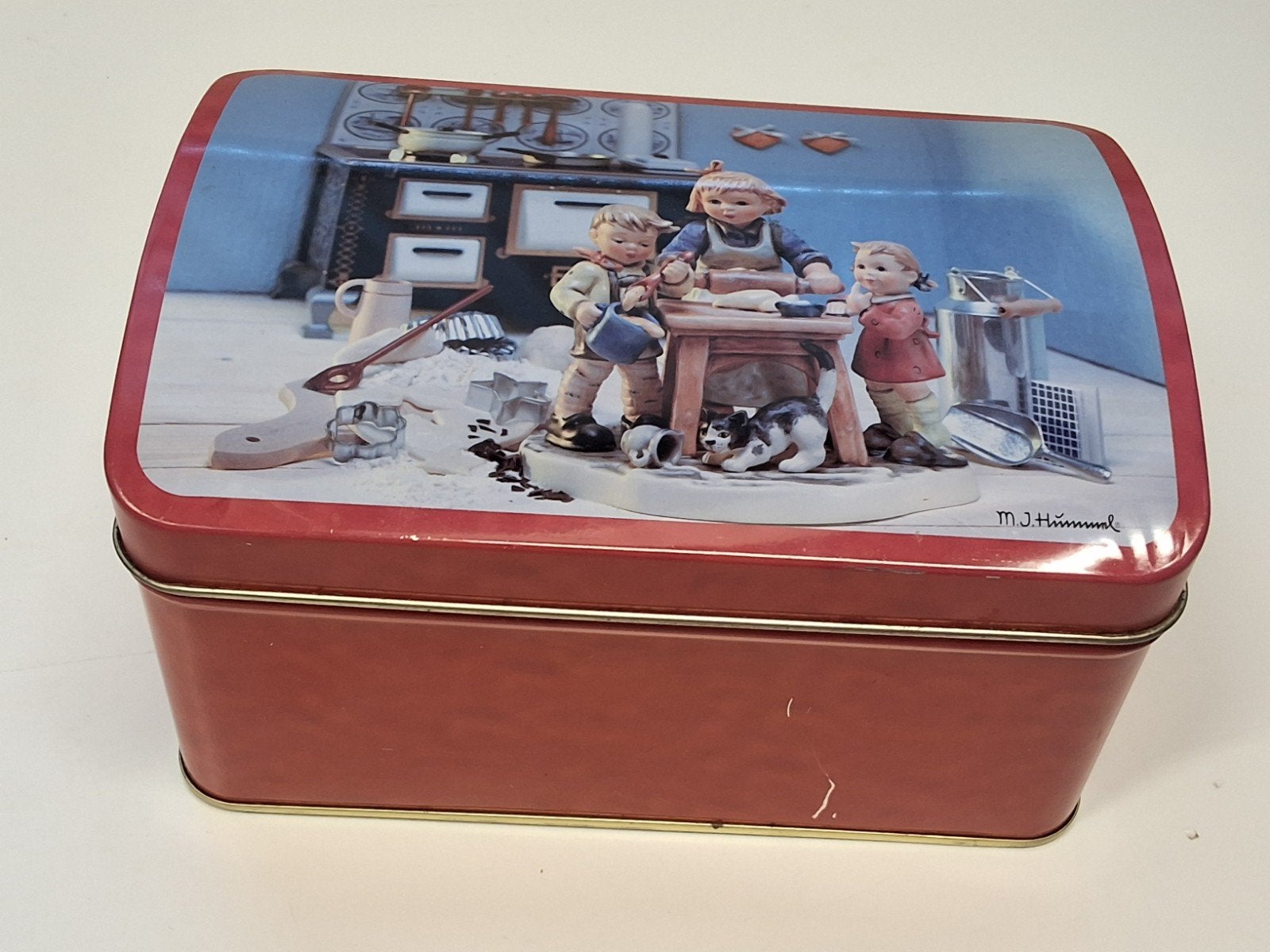 Vintage M.I. Hummel Koektrommel "Baker's Delight", Verzamelen, Ophalen of Verzenden