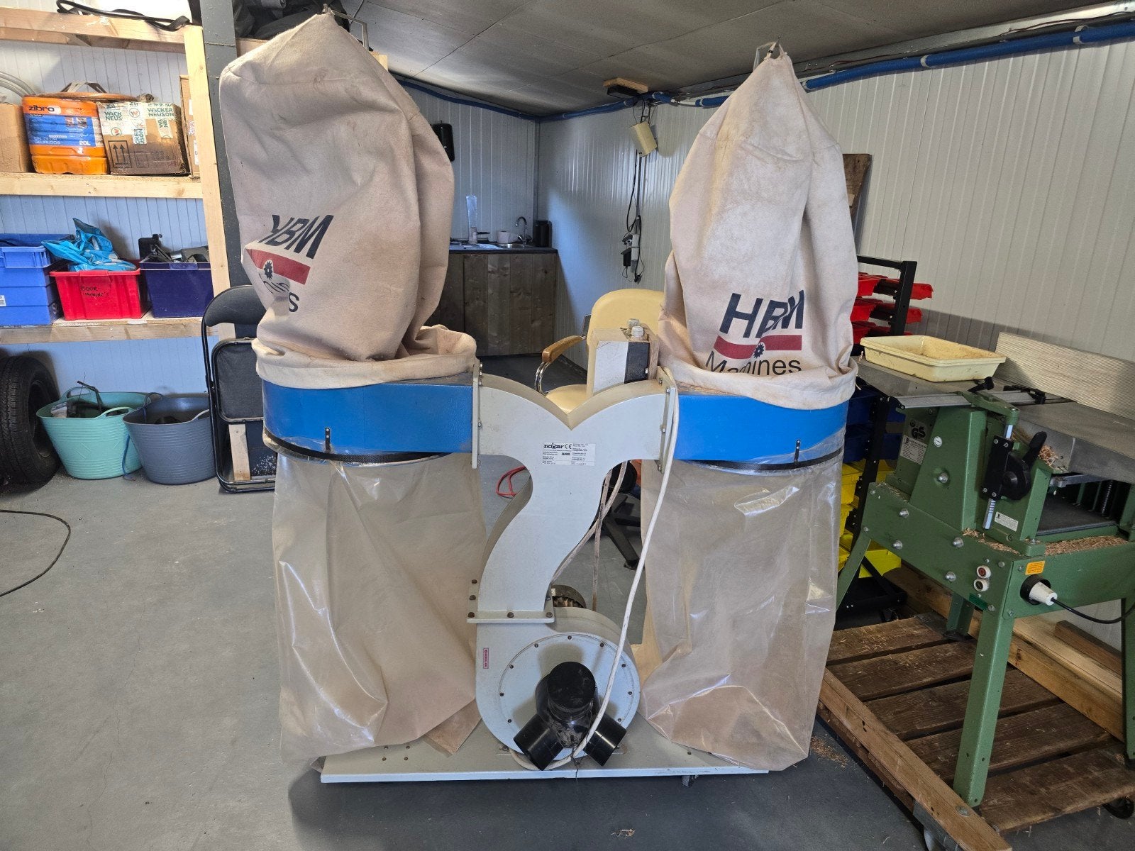 HBM Afzuiginstallatie - Krachtige Stofafzuiger, Ophalen, Gebruikt, Afzuiger