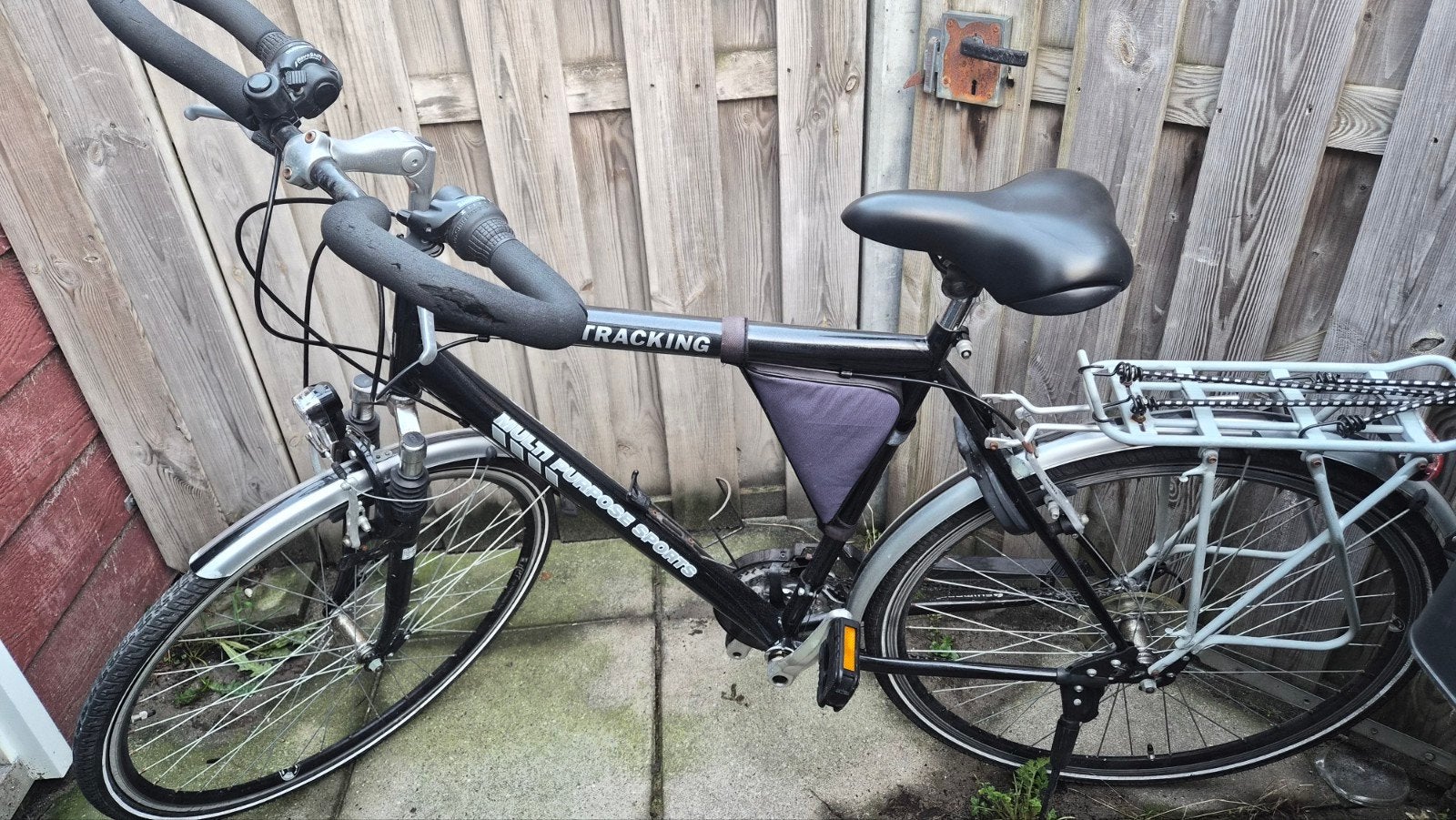 City Tracking Multi Purpose Sports fiets, Fietsen en Brommers, Gebruikt, Velgrem, Versnellingen, 53 tot 57 cm