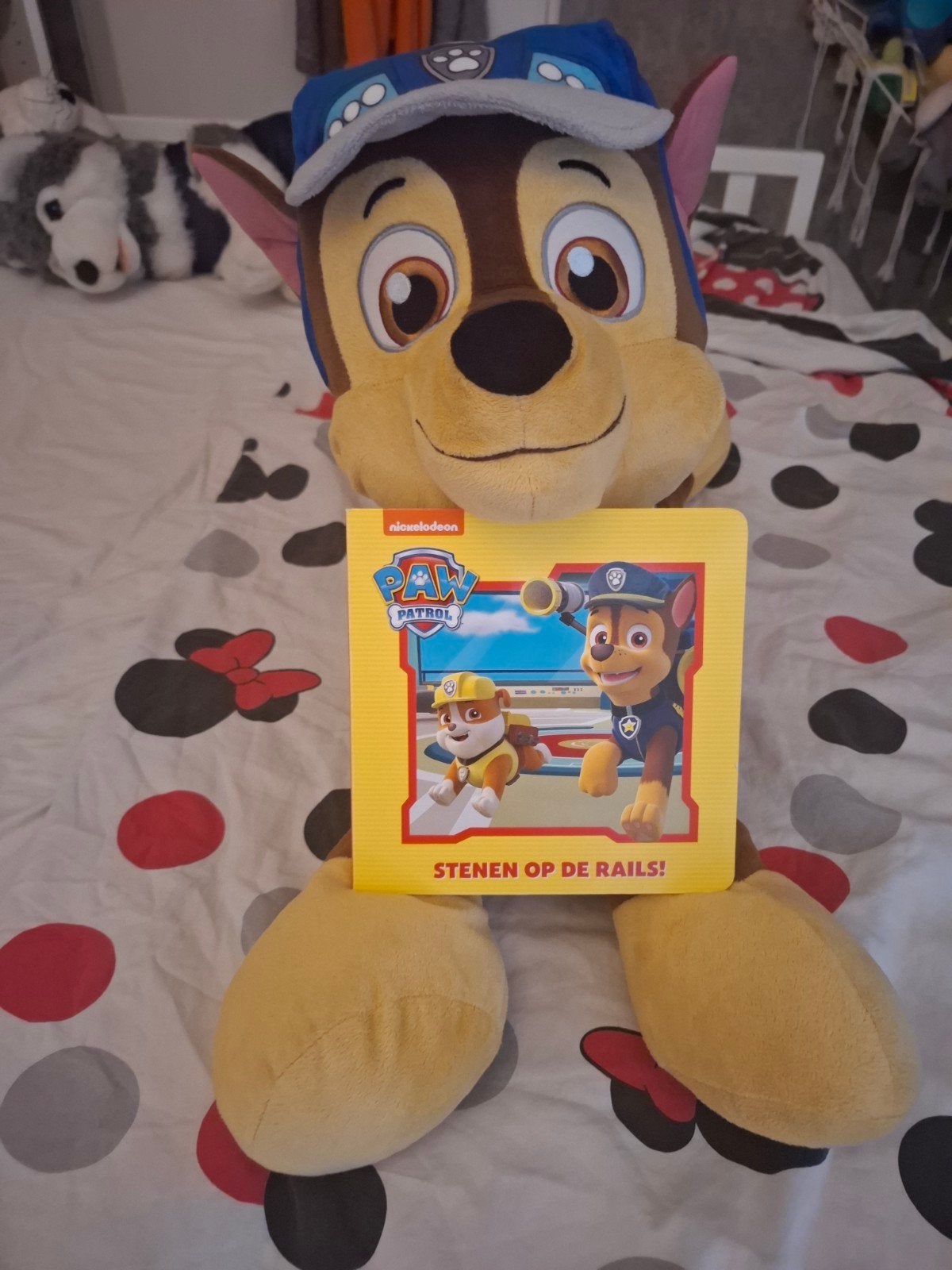 Grote Chase (Paw Patrol) knuffel en Paw Patrol boekje, Kinderen en Baby's, Speelgoed | Knuffels en Pluche, Paw Patrol, Ophalen