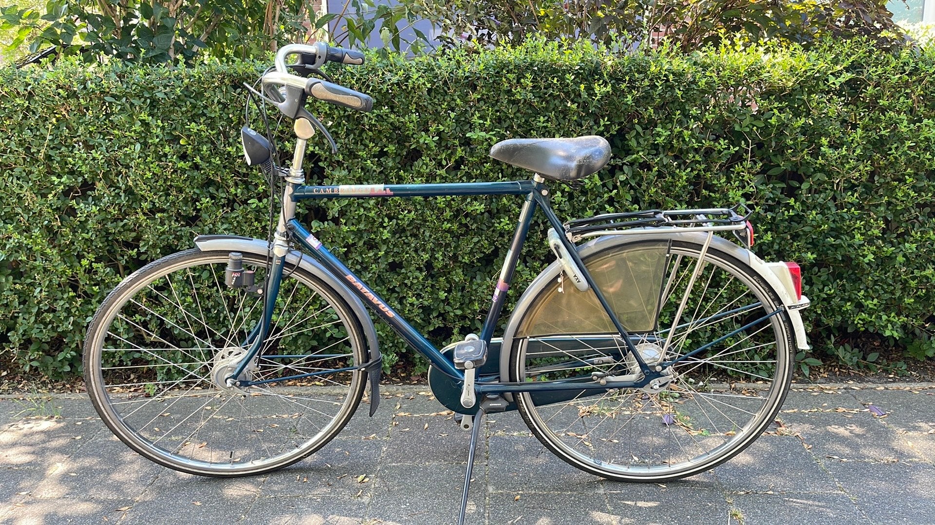 Batavus cambridge 28” 57cm frame 7 versnellingen blauw grijs, Ophalen, Gebruikt, Batavus, Minder dan 10 versnellingen