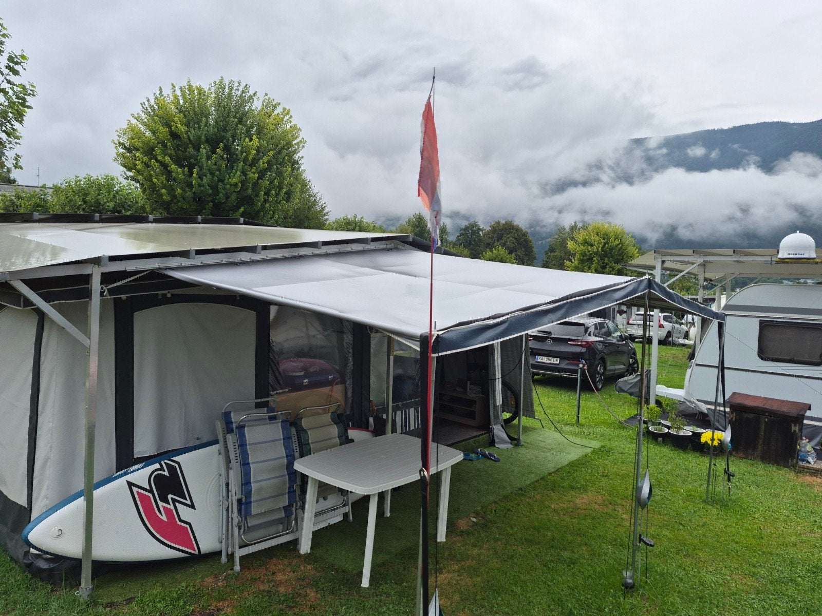 Zware luifel 500 x 240, Ophalen