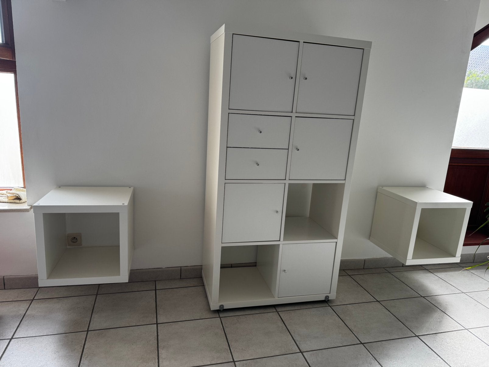 Aanpasbare Kallax kasten met 8 vakken en twee keer 1 vak, Huis en Inrichting, Ophalen, Zo goed als nieuw