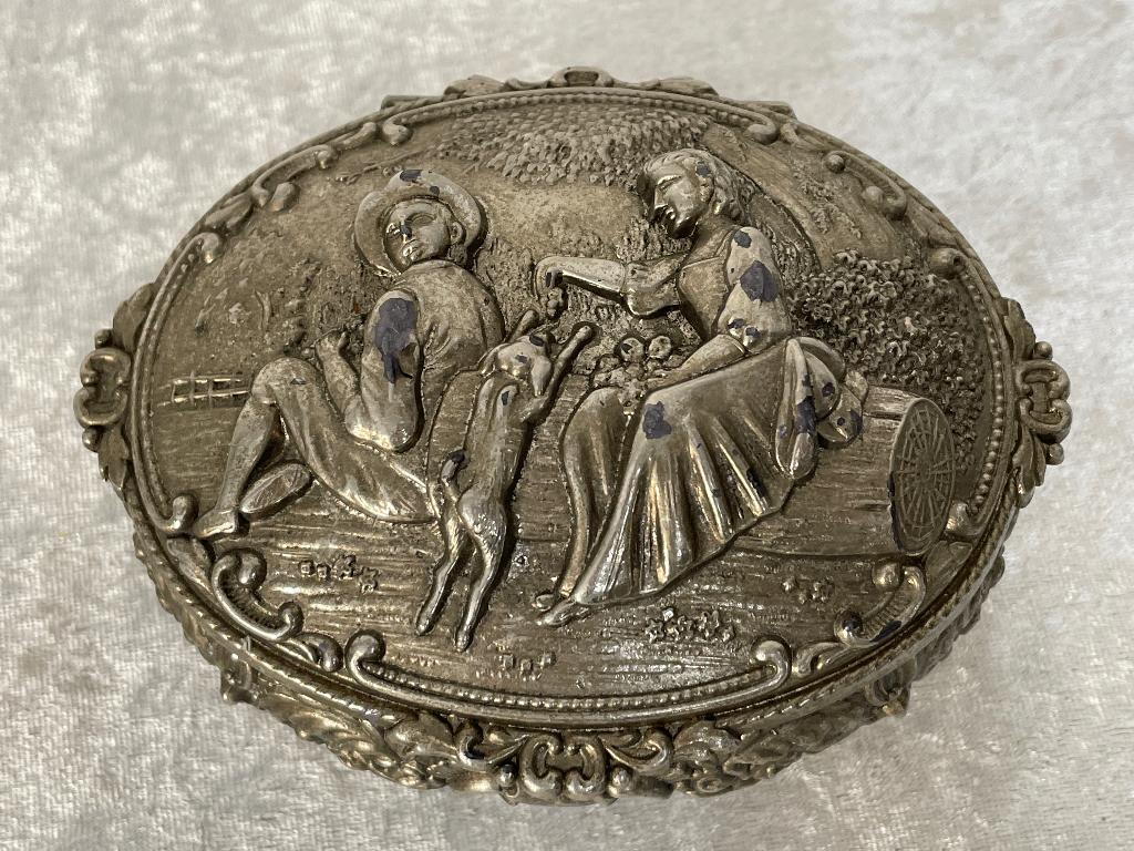 Decoratief Oud Sieradendoosje, Ophalen of Verzenden