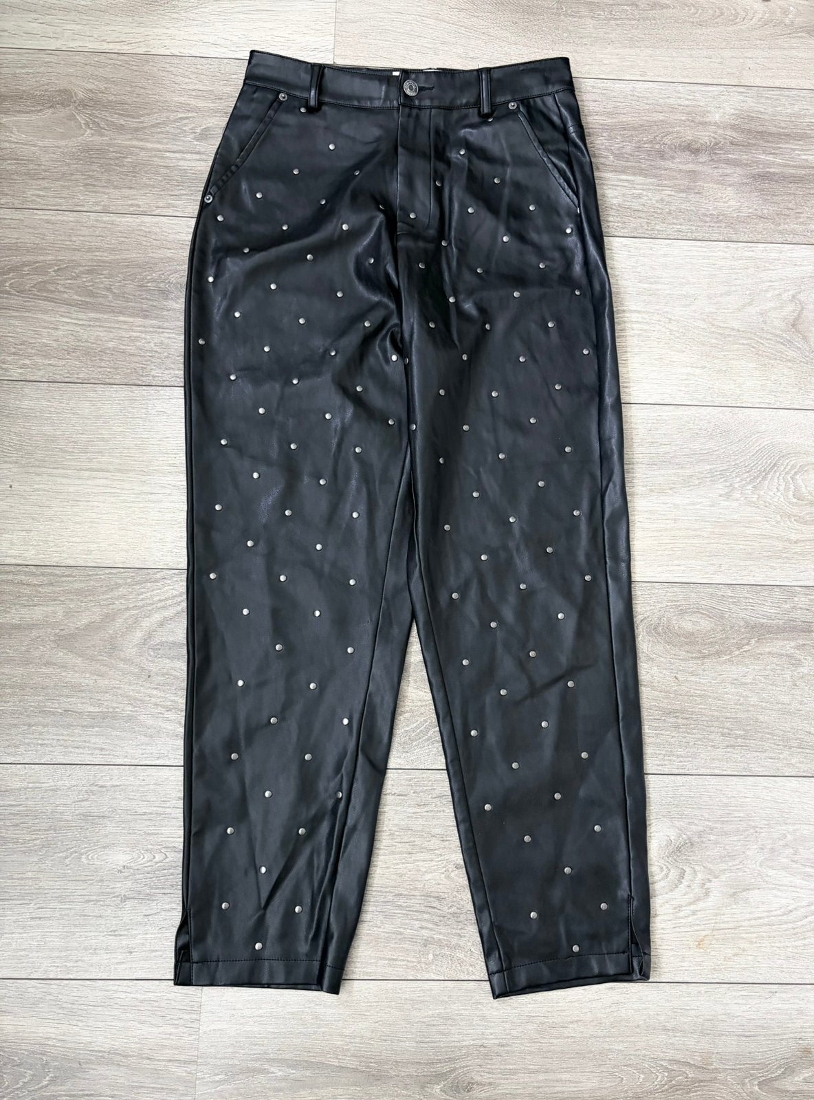 Colourful Rebel leerlook broek maat S, Zwart, Ophalen of Verzenden, Zo goed als nieuw, Maat 36 (S)
