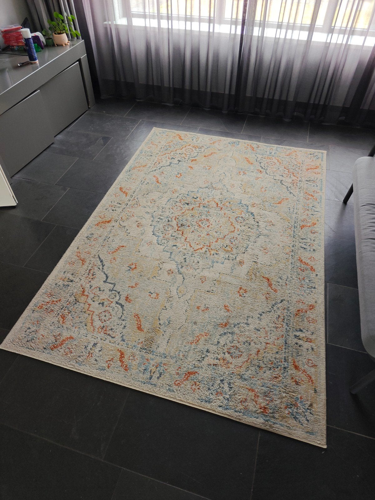 Ikea Onsevig vloerkleed 160x235 cm, 150 tot 200 cm, Ophalen of Verzenden, Zo goed als nieuw, Rechthoekig