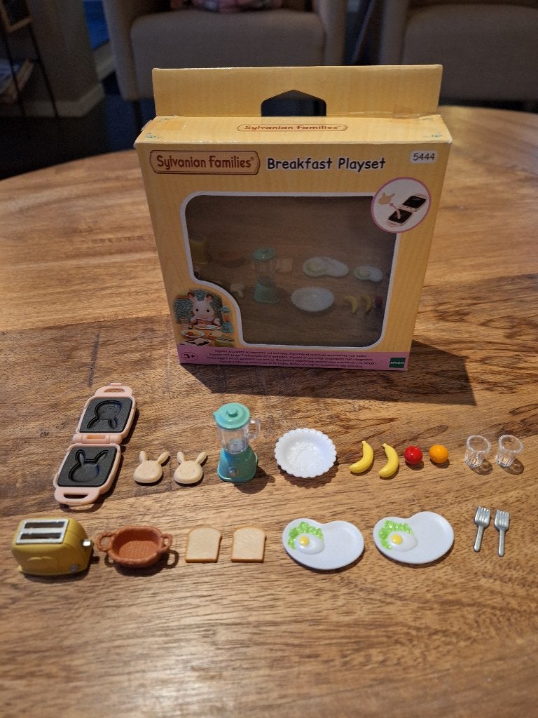 Sylvanian Families - Ontbijtset (5444), Ophalen of Verzenden, Zo goed als nieuw