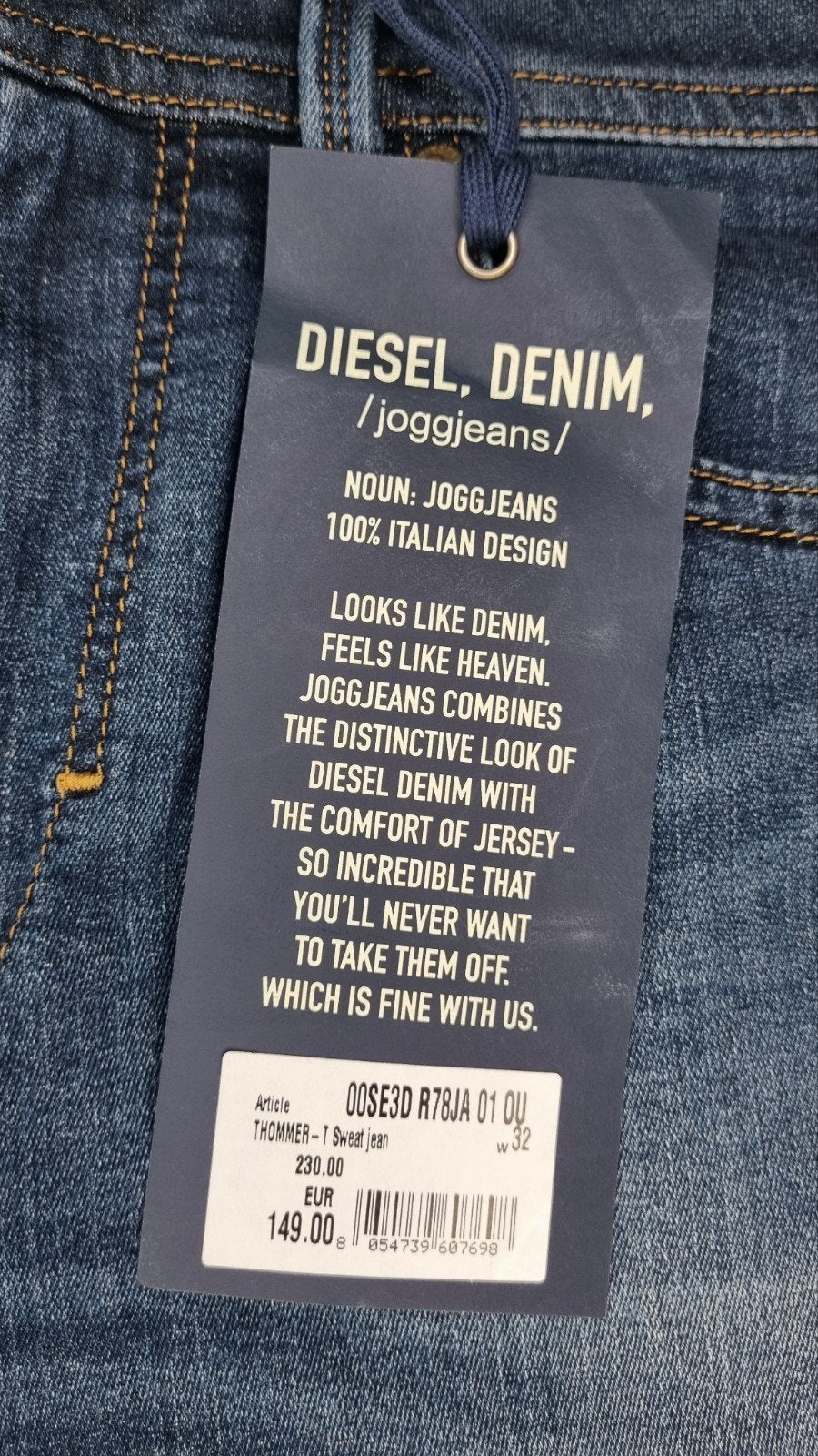 Foto 11 van - NIEUWE Diesel THOMMER-T *JOGGJEANS* W32 L30 = 32x30 #D2454