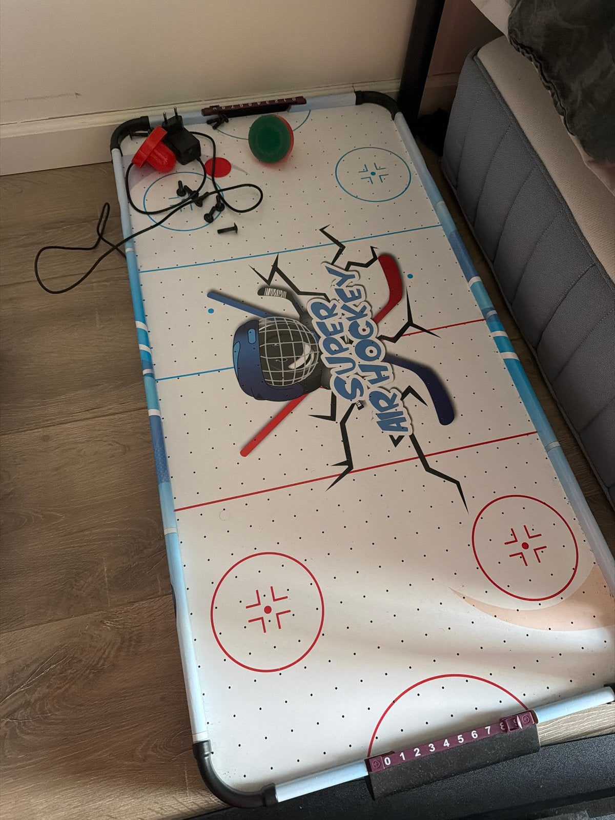 Uitschuifbare Airhockeytafel - Zo goed als nieuw!, Kinderen en Baby's, Speelgoed | Overig, Ophalen of Verzenden, Zo goed als nieuw