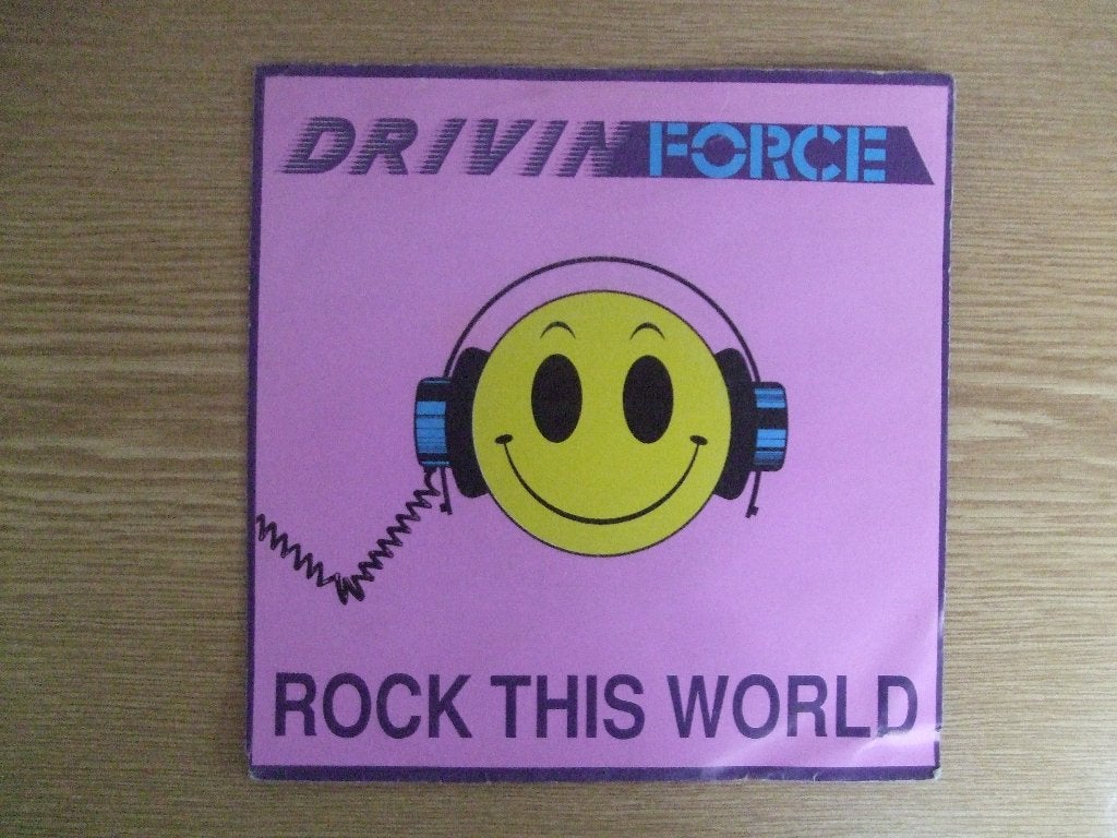 DRIVIN FORCE      ROCK THIS WORLD, Cd's en Dvd's, Vinyl Singles, 7 inch, Ophalen of Verzenden, Zo goed als nieuw, Dance en House