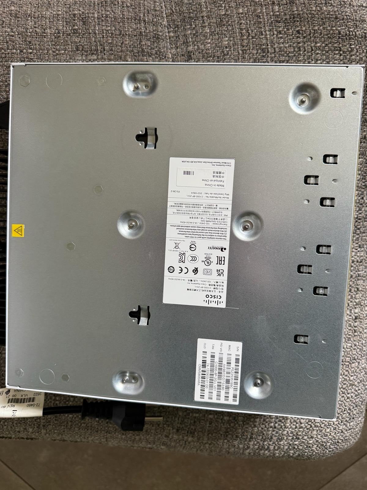 Cisco Catalyst 1000 Series Switch - Zo goed als nieuw, Ophalen of Verzenden, Zo goed als nieuw
