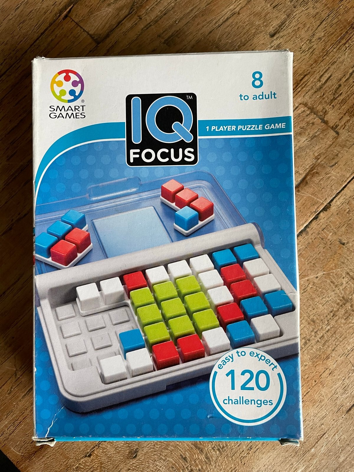 SmartGames IQ Focus Puzzelspel - 120 Uitdagingen, Ophalen of Verzenden, Minder dan 500 stukjes, Gebruikt, Rubik's of 3D-puzzel