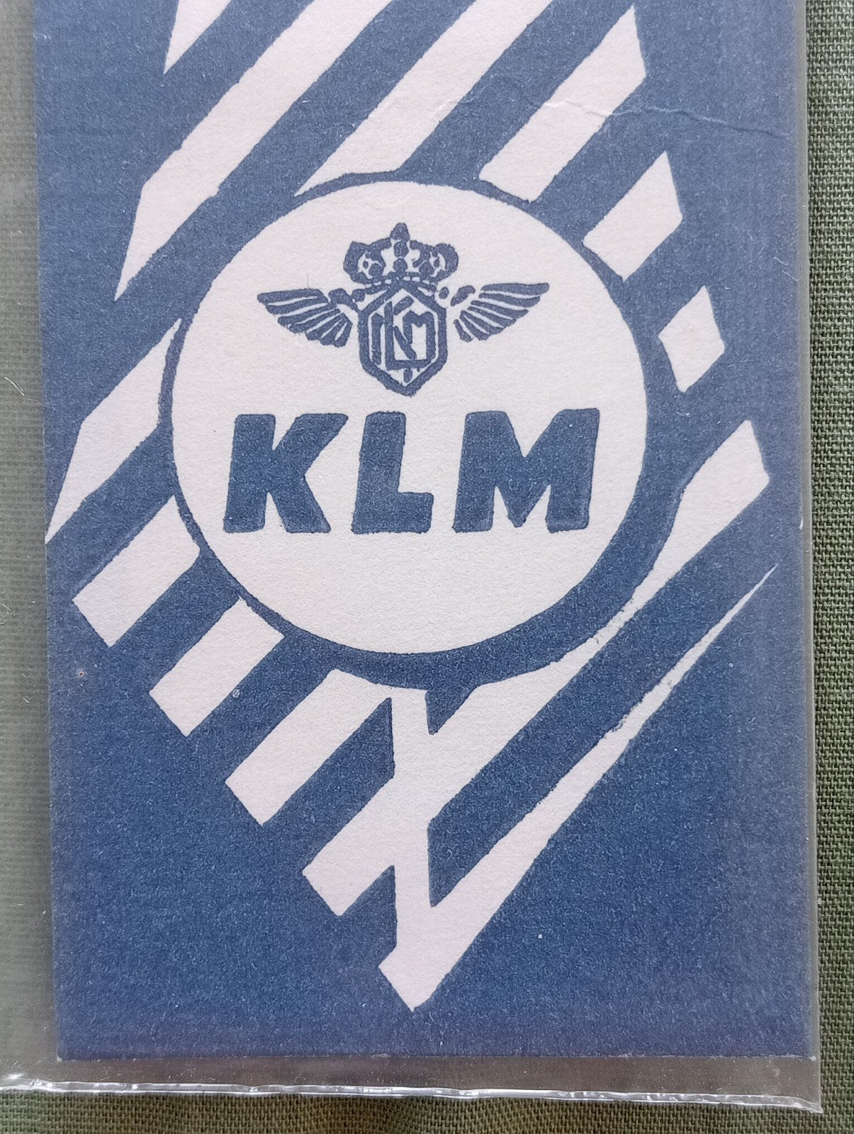 KLM Vulpen zakje jaren 30-60, Gebruikt, ., Overige typen, Ophalen of Verzenden