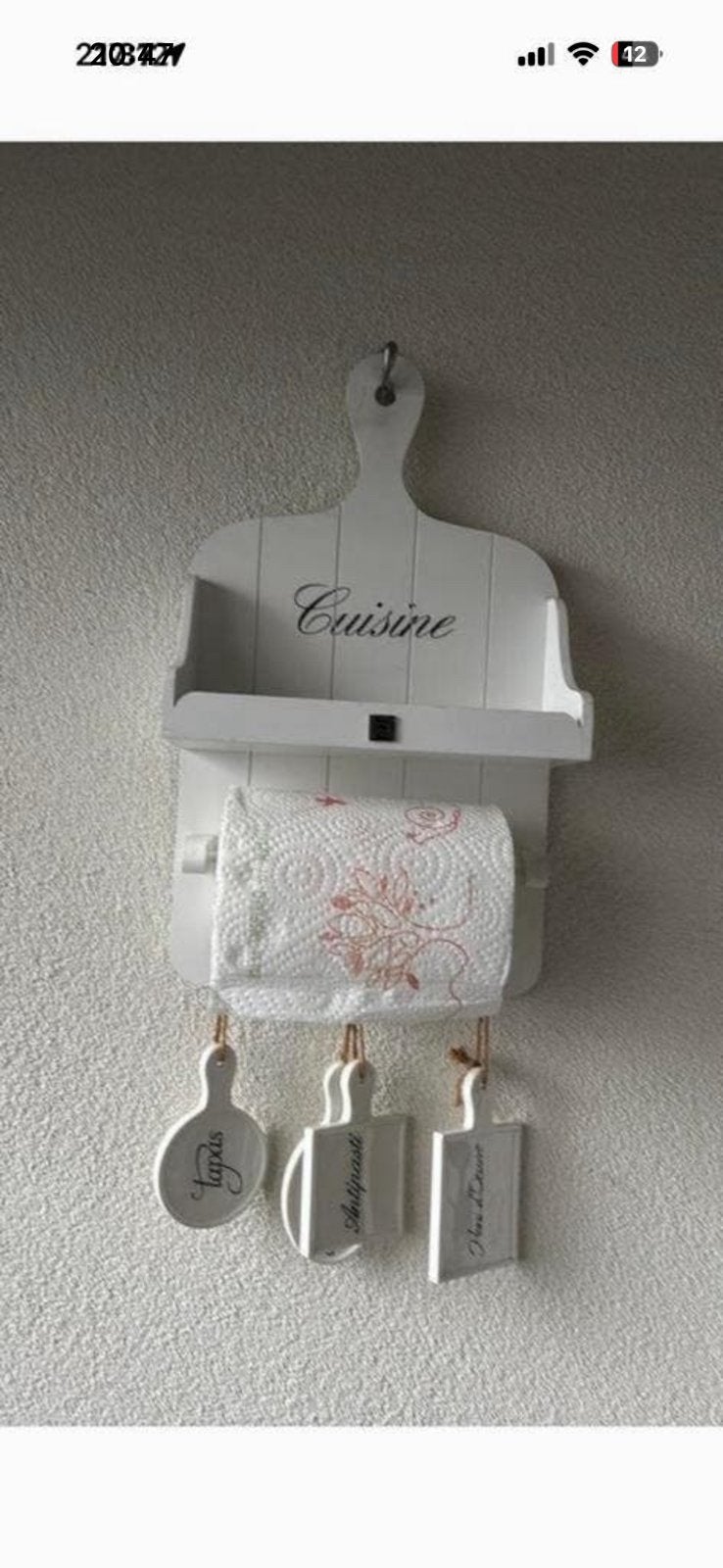 Riviera maison keukenrolhouder, Ophalen of Verzenden, Gebruikt